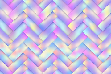 Abstract background with gradient and noise. Herringbone shape. Vibrant colors