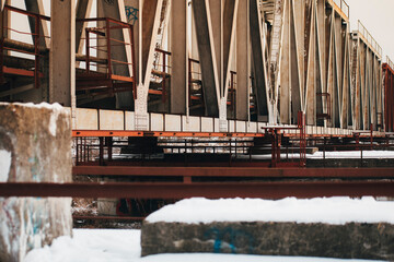 railway bridge across the river
