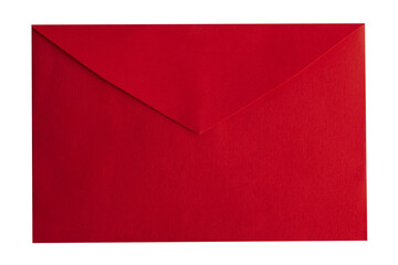 red envelope on a blank background.