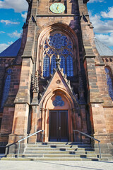 Viersen NRW, Germany  - January 28. 2024: Medieval tomb church St. Joseph in city center
