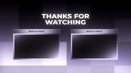 4k End Screen Or Outro Animation Videos.