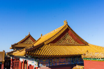 Naklejka premium China Beijing Historic Forbidden City