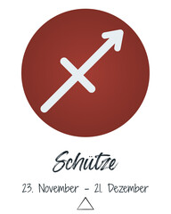 Sternzeichen - Schütze - Sagittarius - Zeichen