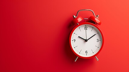 Generative AI image of A red and white social post with a clock that is ticking to kickstart your...