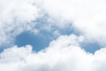 blue sky with clouds