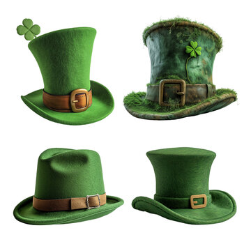Set of St. Patricks day hats 