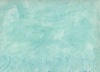 Background watercolor with turquoise color