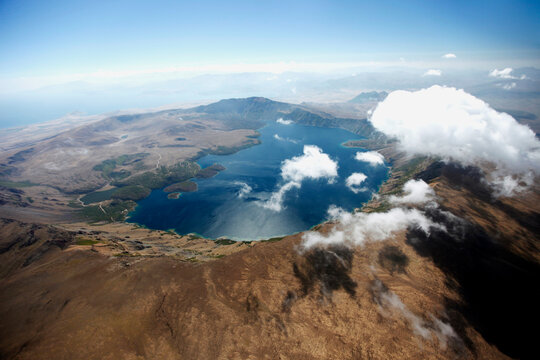 The world famous Nemrut Crater Lake has a unique view
