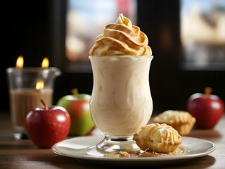 apple pie puff milkshake