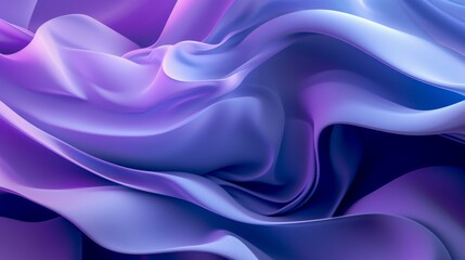 Obraz premium Vibrant hues of lilac and purple intertwine in a mesmerizing fractal pattern, creating a kaleidoscope of color and abstract beauty