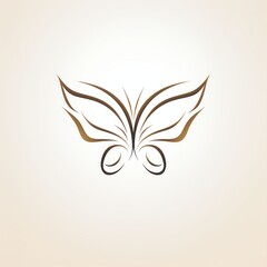 Obraz premium Butterfly in One continuous line drawing. Beautiful flying moth for wellbeing beauty or spa salon logo and divider concept in simple linear style