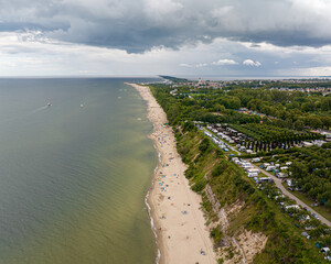 Morze baltyckie plaża w Chłapowie