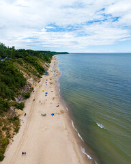 Morze baltyckie plaża w Chłapowie