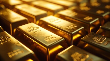 gold bar in a large reserve