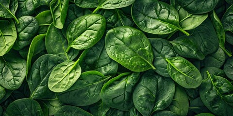Green salad fresh healthy food leaves - obrazy, fototapety, plakaty