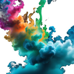 colorful smoke transparent backgrounds png