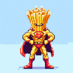Pixel art illustration of a Super Pasta