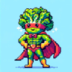 Pixel art vector illustration of a Super Salad