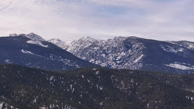 Bitterroot Mountains Aerial
