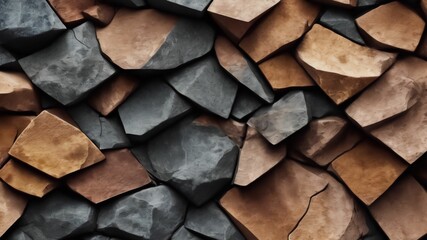 abstract stone texture flow background. complex 3D shapes.Ai generative