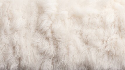 Closeup white sheep wool textured background