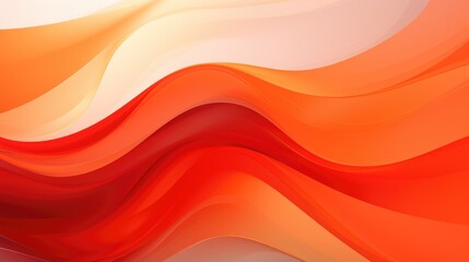 Obraz premium orange yellow red digital abstract swirls background, in the style of light red, moebius, smooth curves, soft lines