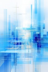 Obraz premium Wallpaper, abstract background, a background with blue lines and lines on it, in the style of high-tech futurism, white background