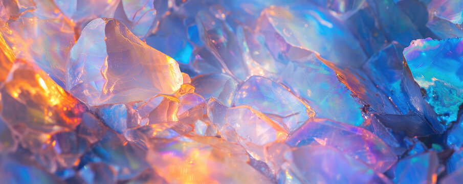 opal stone texture banner background 