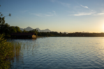 Abendstimmung am See 