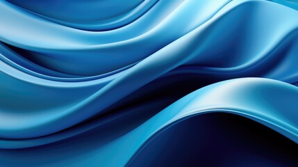 abstract blue wallpapers, in the style of luxurious drapery, distorted form, dreamlike composition, smooth curves, luminescence