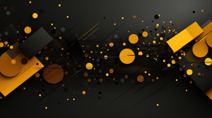 Wallpaper, abstract background, black and yellow background vector, in the style of industrial design
