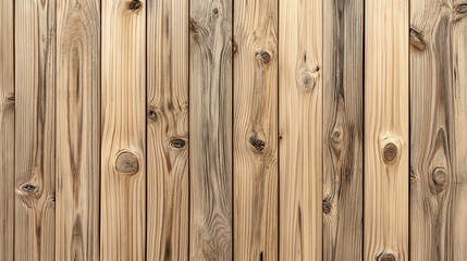 Fototapeta premium Close Up of a Wooden Fence With Knots