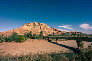 Panoramic View of Ait Ben Haddou Village in Morocco