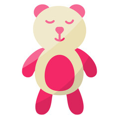 bear toy childrens day colored play friend animal icon element