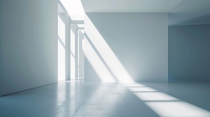 Modern style conceptual interior empty room : Generative AI