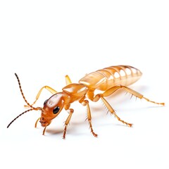 a termite, studio light , isolated on white background