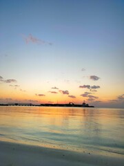 Beautiful sunset and beach
