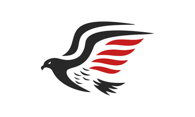 pigeon with red wing vector 