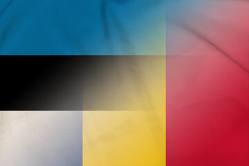 Estonia and Chad political flag international relations CHL EST