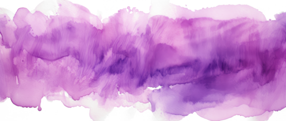 Abstract Purple Watercolor Stroke