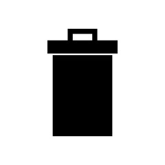 Trash icon vector. trash can icon. delete icon vector. garbage