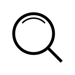 Search icon vector. search magnifying glass icon