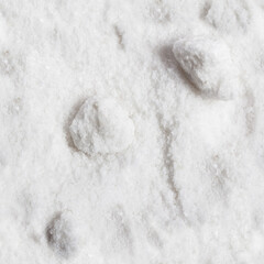 Seamless material photo texture of white organic salt.