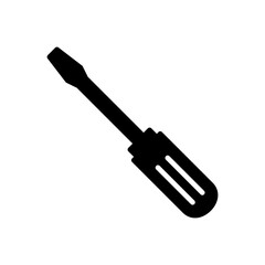 Screwdriver icon vector. tools icon vector