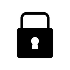 Lock icon vector. Padlock icon vector. Encryption icon. Security symbol