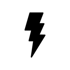 Lightning icon vector. electric icon vector. power icon. energy sign