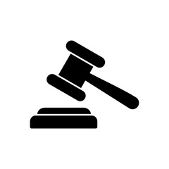Gavel icon vector. judge gavel icon vector. law icon vector. auction hammer