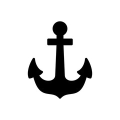 Anchor icon vector. Anchor symbol logo. Anchor marine icon.