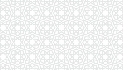 islamic background with arabic hexagonal ornament and arabian seamless geometric pattern texture use for ramadan wallpaper and eid banner