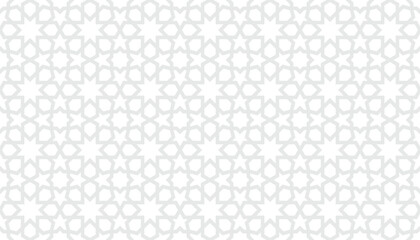 islamic background with arabic hexagonal ornament and arabian seamless geometric pattern texture use for ramadan wallpaper and eid banner